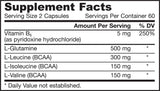 BCAAS/Glutamine 120 κάψουλες