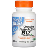 BEST Chewable πλήρως ενεργό B12/Methylcobalamin 1000 mcg - 60 μασώμενα δισκία