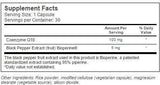 Καλύτερο CoQ10 με Bioperine 100 mg - 120 κάψουλες