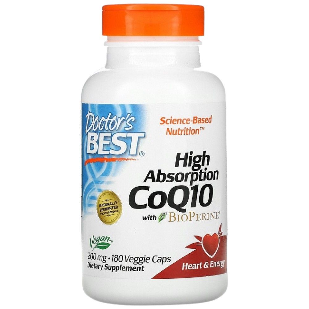 Καλύτερο CoQ10 με Bioperine 200 mg - 180 κάψουλες