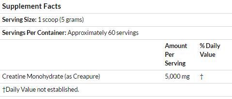 BEST Creapure® κρεατίνη - 300 γραμμάρια