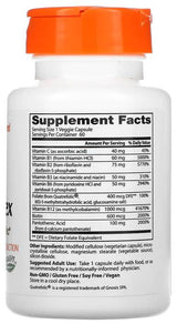 Καλύτερο πλήρως ενεργό σύμπλεγμα Β | με Quatrefolic® - 60 κάψουλες