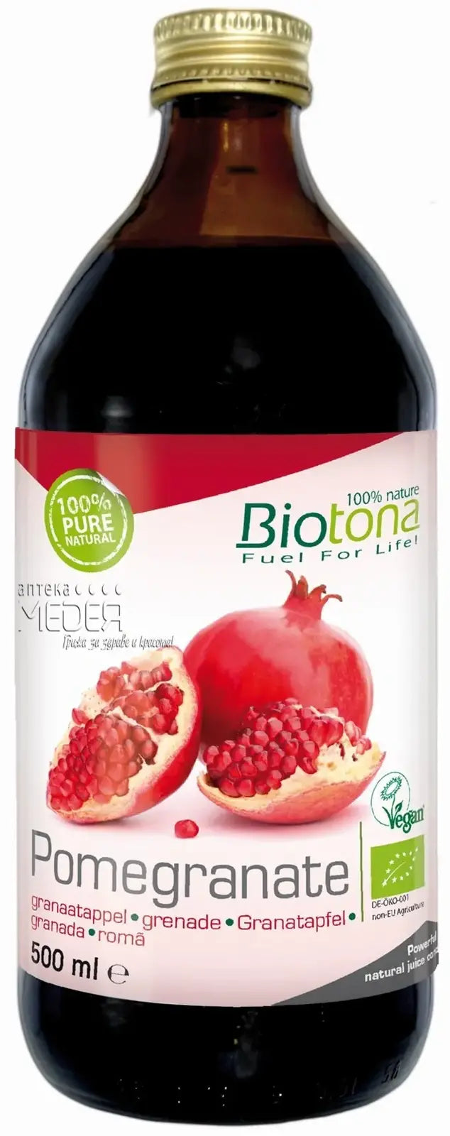 ΒΙΟΤΟΝ | <tc>Biotona</tc> ΒΙΟΛΟΓΙΚΟΣ ΧΥΜΟΣ ΑΠΟ ΣΥΜΠΥΚΝΩΜΑ ΡΟΔΙΟΥ 500ML