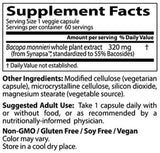 Bacopa με Synapsa 320 mg - 60 κάψουλες