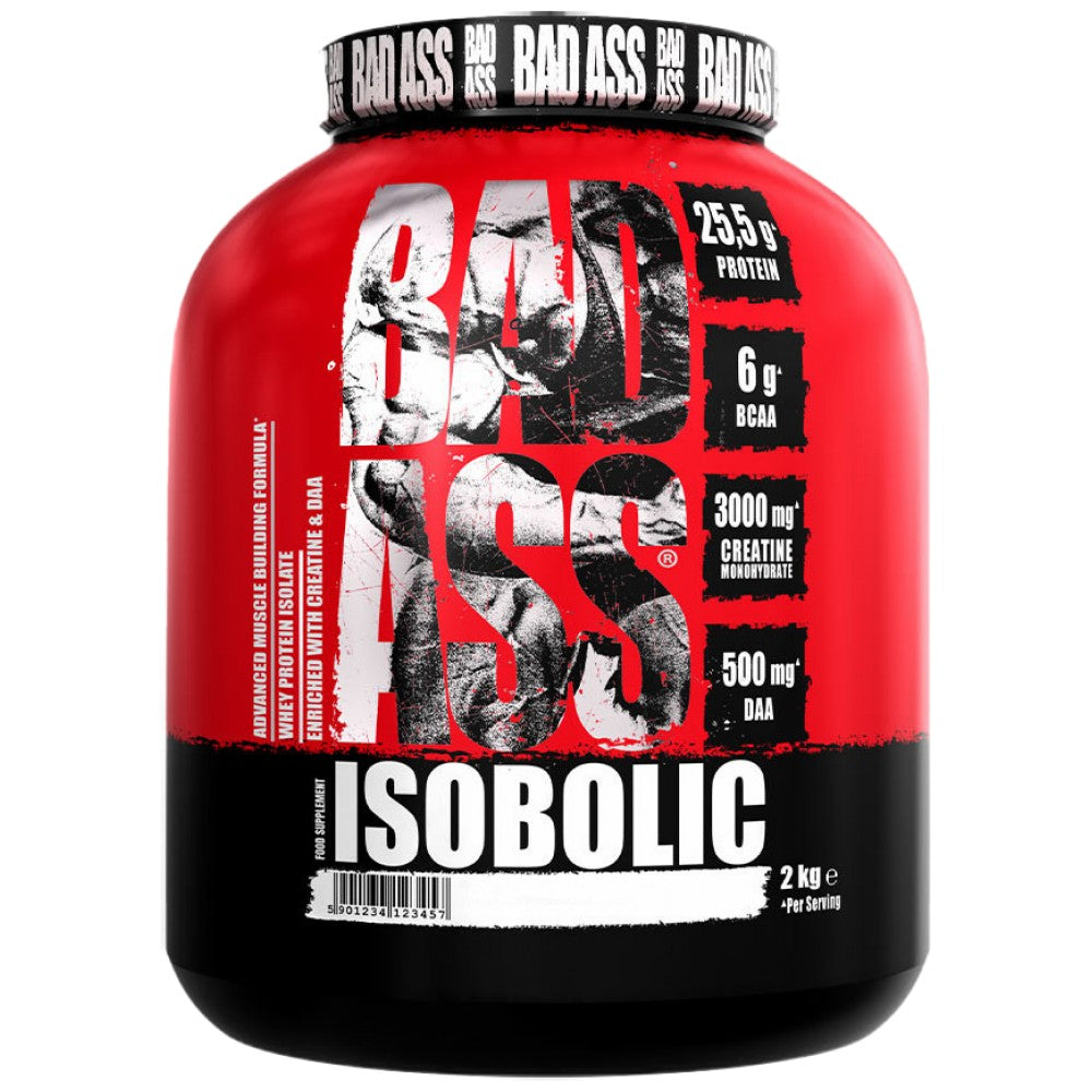 <tc>BAD ASS</tc> Ισοβολική | Απομονωμένη Πρωτεΐνη Ορού Γάλακτος με DAA &amp; Κρεατίνη - 2000 γραμμάρια
