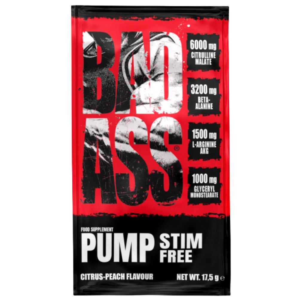 <tc>BAD ASS</tc> Φόρμουλα χωρίς ερεθισμούς PUMP - 17,5 γραμμάρια