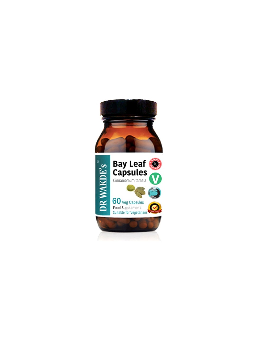 Bay Leaf/Indian Bay Leaf Ayurveda, 60 κάψουλες Δρ Wakde's