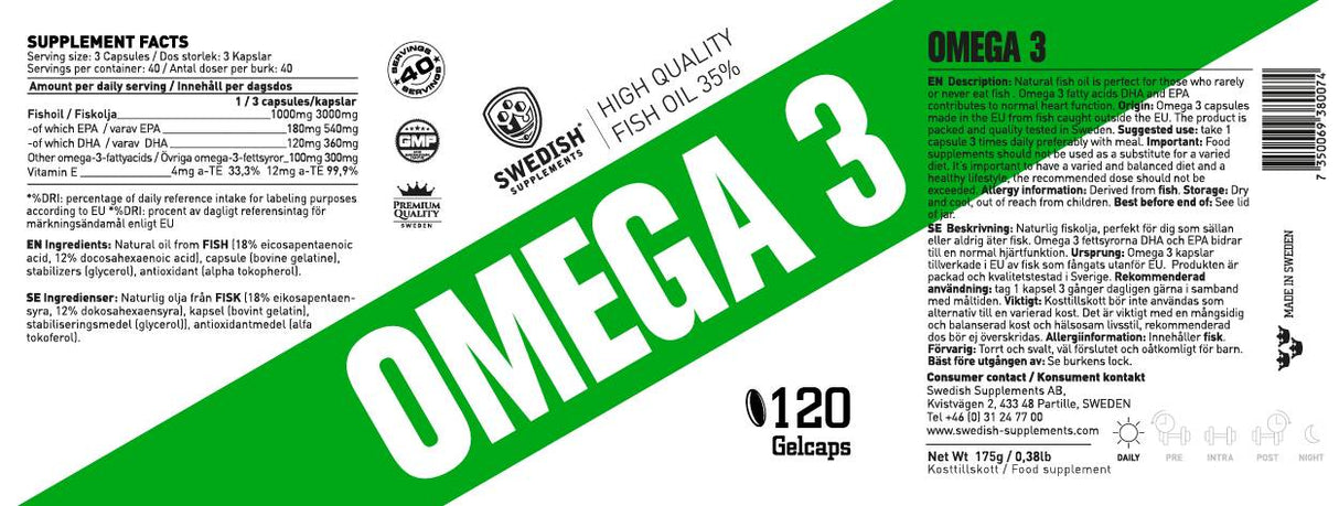 Be Smart - Κάψουλες Ωμέγα 3 - 120 Gel