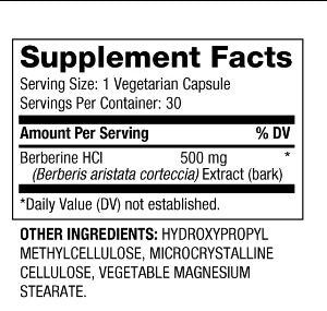 Berberine 500 mg/30 VCAP
