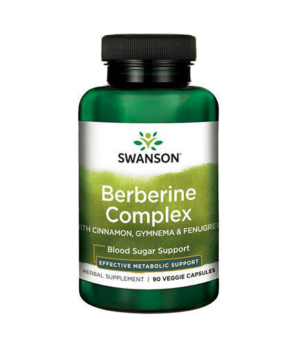 Συγκρότημα Berberine με κανέλα, Gymnema & Fenugreek 600 mg - 90 κάψουλες