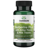Berberine Plus | με Bitter Melon και Milk Thistle 60 κάψουλες