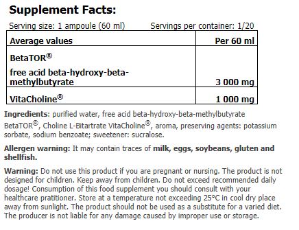 BetaTOR® Liquid SHOT/60 ml
