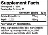 Betaine HCl 650 mg/90 καρτέλες