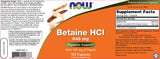 Betaine HCl 648 mg - 120 κάψουλες