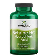 Υδροχλωρικό οξύ Betaine HCl με πεψίνη - 250 κάψουλες
