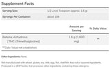 Betaine Powder | Αντοχή - 170 γραμμάρια