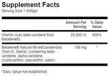 Τα καροτενοειδή Ultra Betatene Mix 60 Gel Capsules