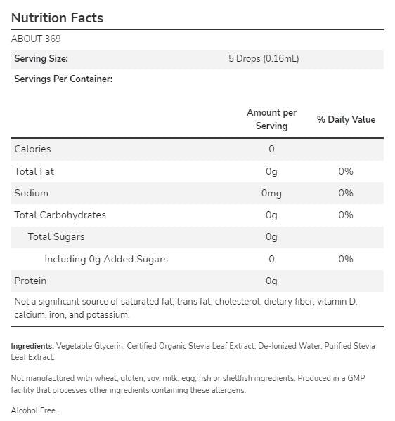 Better Stevia® Liquid | Γλυκερίτης - 237 ml