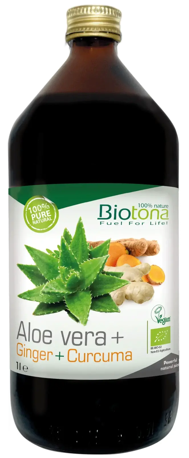 <tc>Biotona</tc> βιολογική αλόη βέρα + κουρκουμάς + τζίντζερ 1000 ml