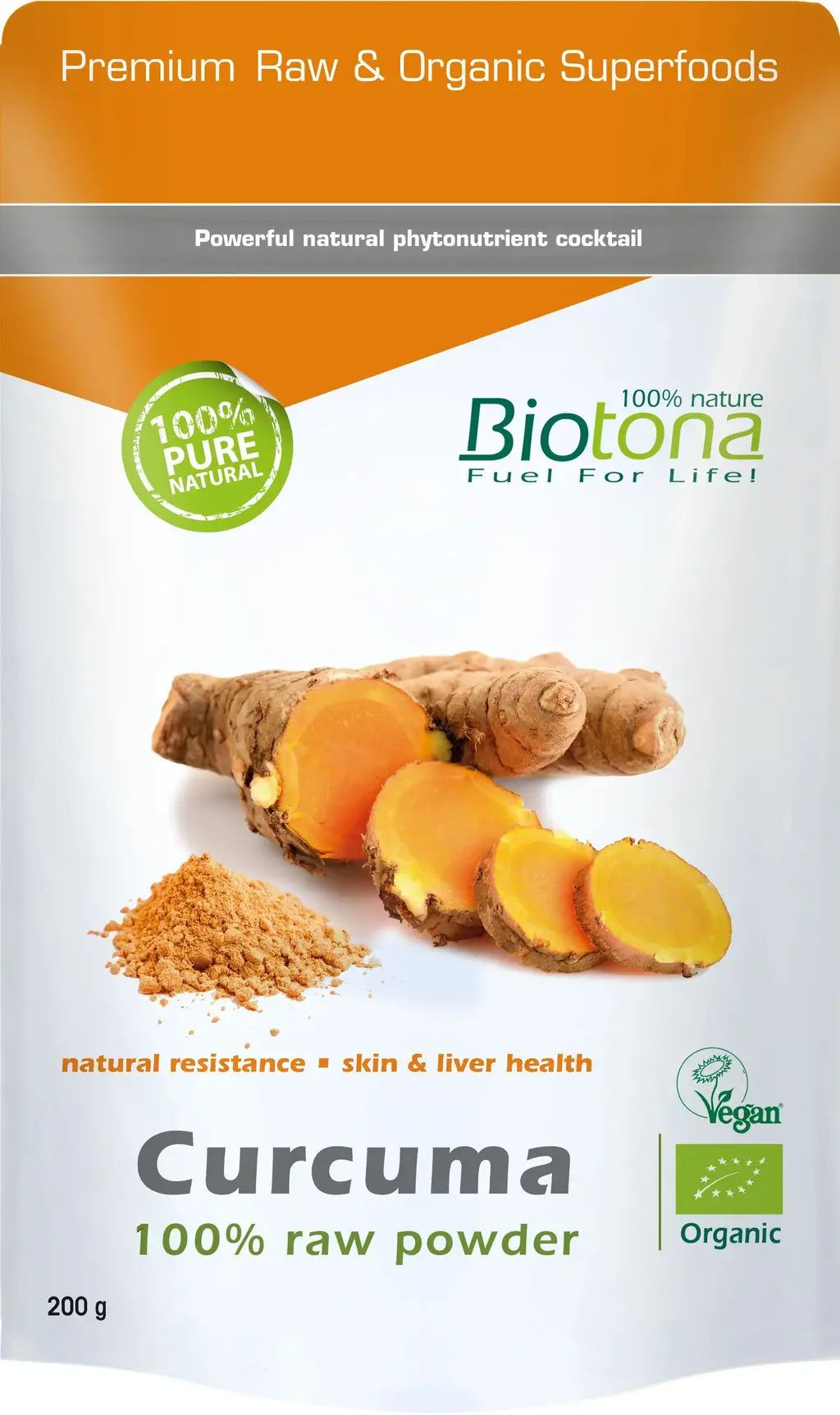 <tc>Biotona</tc> βιολογική σκόνη κουρκουμά 200 γρ.