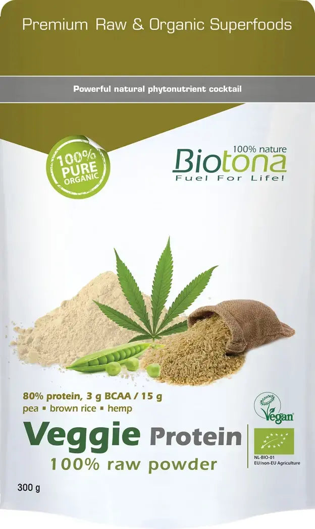 <tc>Biotona</tc> βιολογική vegan πρωτεΐνη 300 γρ.
