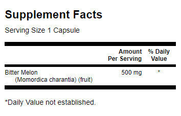 Πικρό πεπόνι 500 mg - 60 κάψουλες