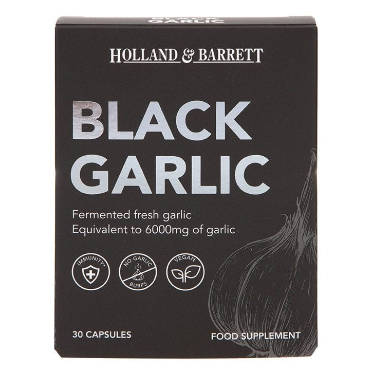 Μαύρο σκόρδο 6000mg 30 κάψουλες Holland & Barrett