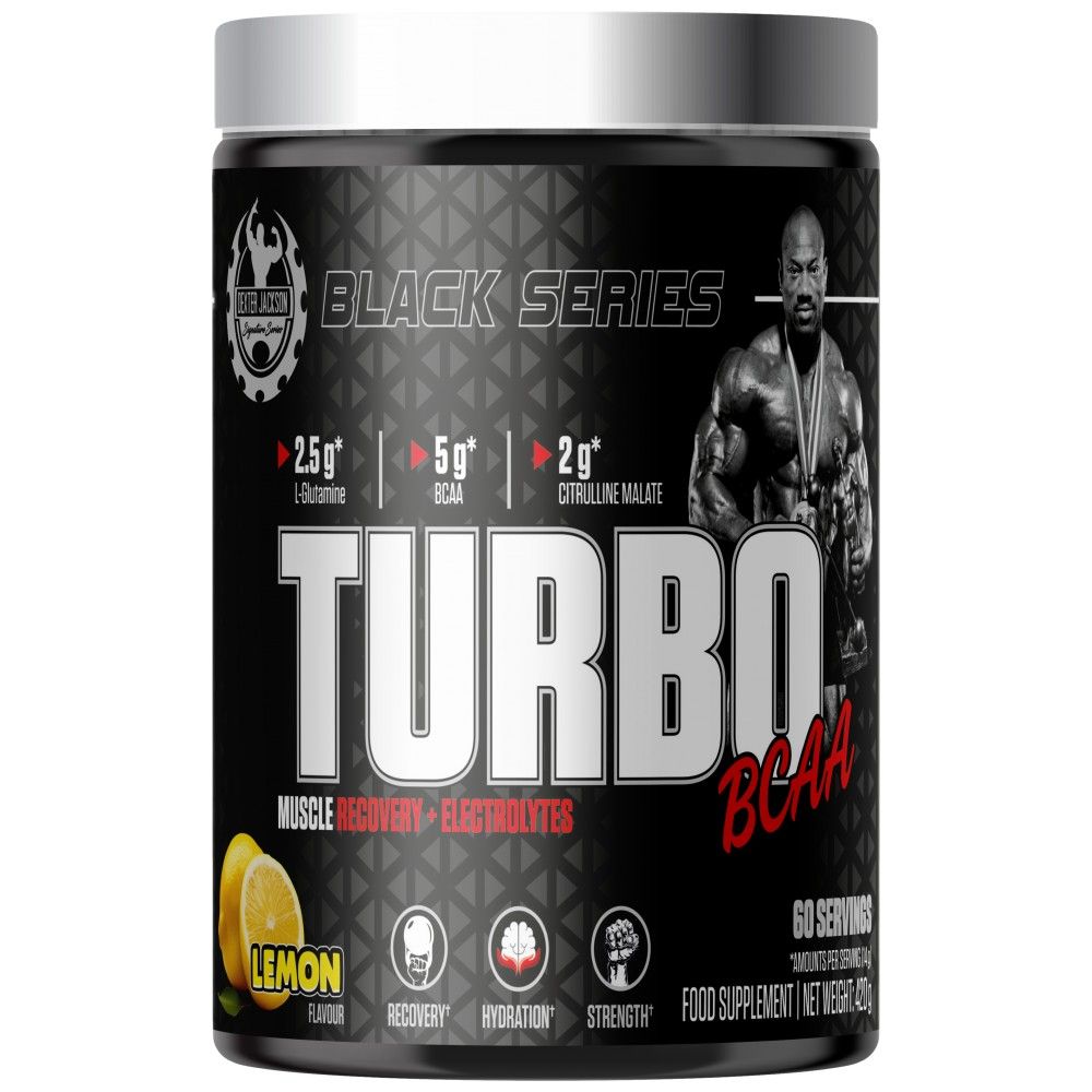 Μαύρη σειρά | Turbo BCAA Ανάκτηση μυών και ηλεκτρολύτες - 420 γραμμάρια