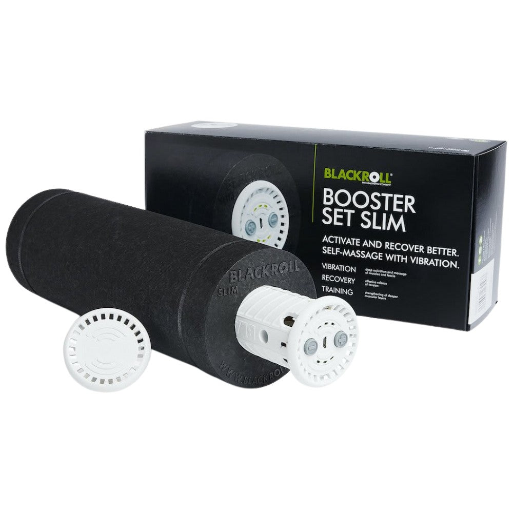<tc>Blackroll</tc>® Booster Slim | Λεπτός κύλινδρος αφρού με μασάζ