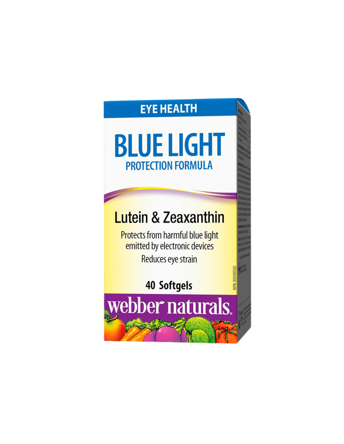 Λουτεΐνη και φόρμουλα zeaxanthin για ισχυρή όραση - Προστασία μπλε φως - Προστασία ψηφιακής συσκευής, 40 κάψουλες softgel