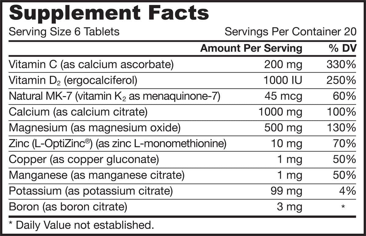 Bone-Up (Vegetarian) 120 Δισκία
