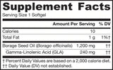 Borage (GLA) 1200 mg - 120 κάψουλες πηκτής