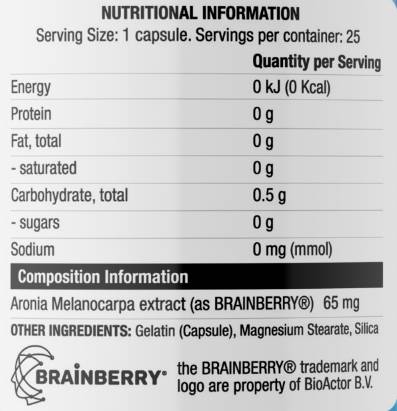 Brainberry | Σειρά ενίσχυσης - 25 κάψουλες