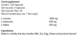 Διακλαδισμένης Αλυσίδας Αμινοξέα/BCAA - 120 κάψουλες