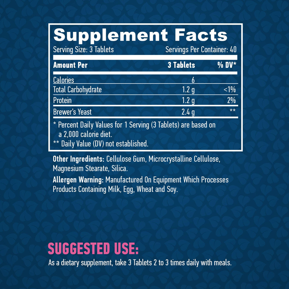 Ζύμη Brewer 800mg/120tabs.