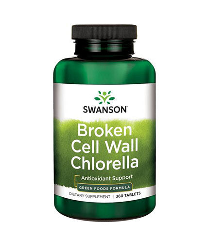 Σπασμένο τοίχωμα κυτταρικού τοιχώματος chlorella 500 mg - 360 δισκία