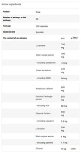 Burn4All | Thermogenic Fat Reducer - 100 κάψουλες