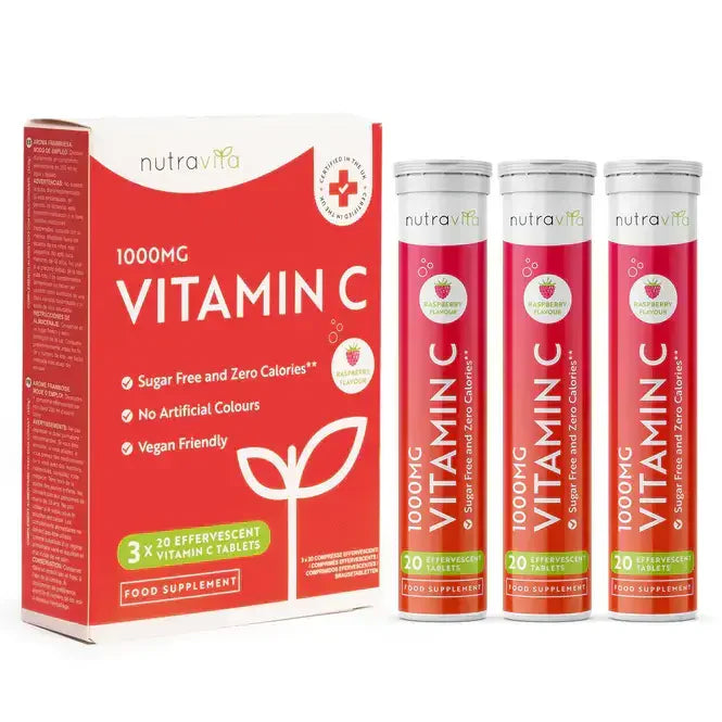 Βιταμίνη C 1000 mg 60 διαλυτά δισκία (3x20) <tc>Nutravita</tc>