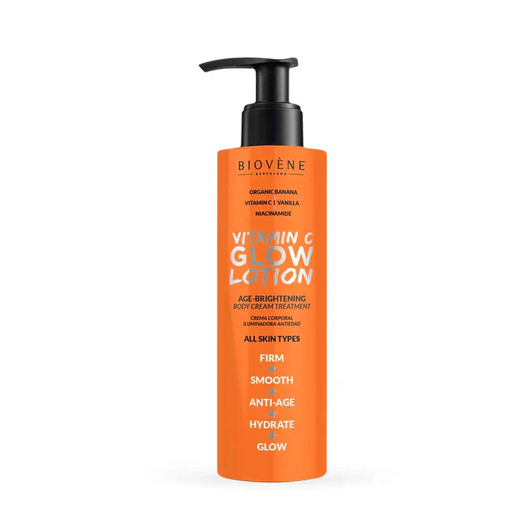 Βιταμίνη C Glow Body Lotion με Βιολογική Μπανάνα για Λαμπερό Δέρμα 200 ml