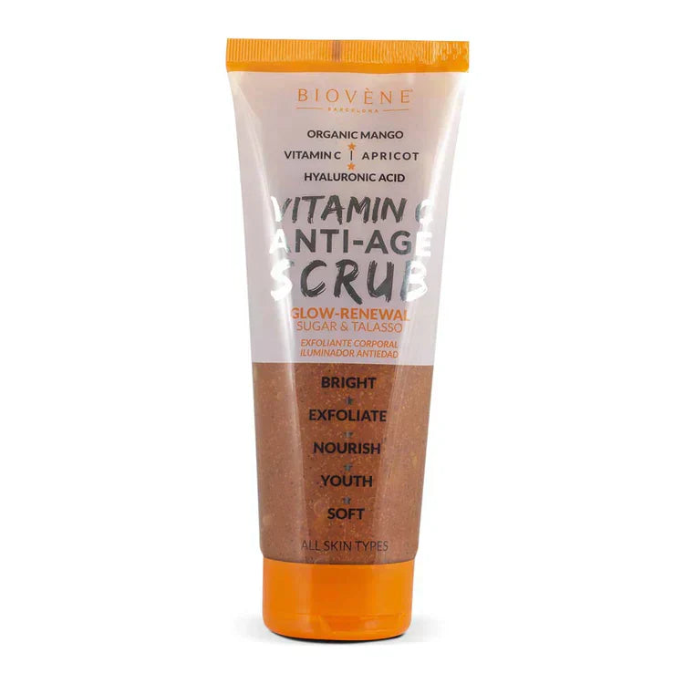 Βιταμίνη C αντιγηραντικό scrub με μάνγκο για ανανέωση δέρματος 250 ml