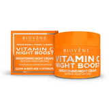 Βιταμίνη C ενισχυτική κρέμα νύχτας με αντιγηραντική δράση για ανανέωση 50 ml