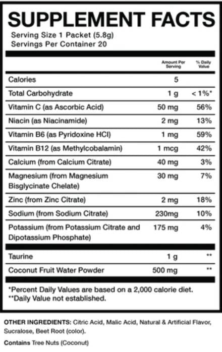 CBUM Hydrate 20 x 5,8 γραμμάρια