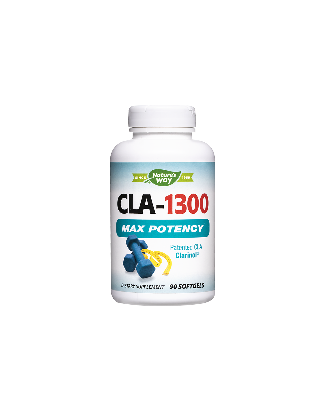 CLA -1300 Μέγιστη ισχύς/συζευγμένο λινολεϊκό οξύ/- Μείωση βάρους, 90 Softgels Nature