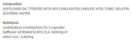 CLA 2400 - 120 κάψουλες πηκτής