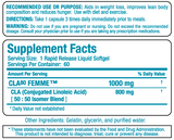 CLA 80 femme 60 κάψουλες gel