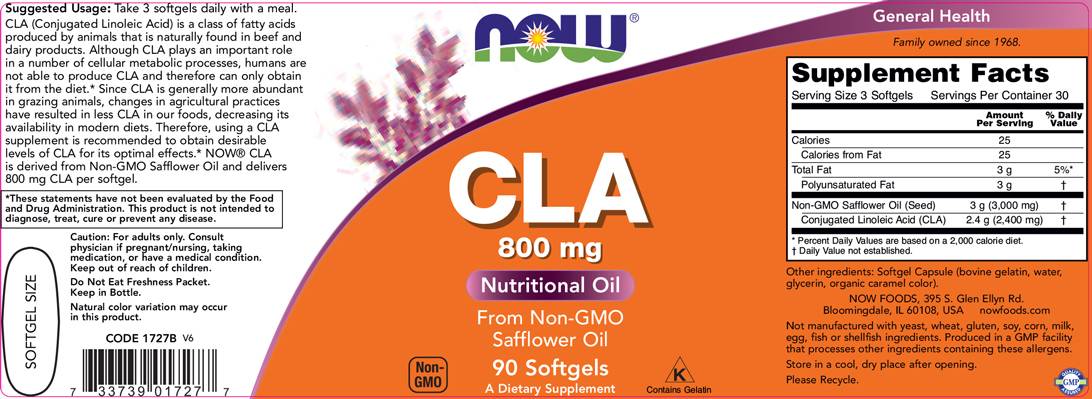 CLA 800 mg - 90 μαλακές γέλη