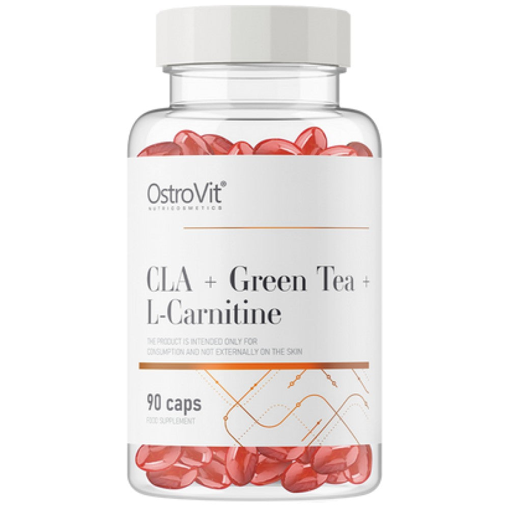 CLA + Πράσινο Τσάι + L-Carnitine 90 Gel Capsules