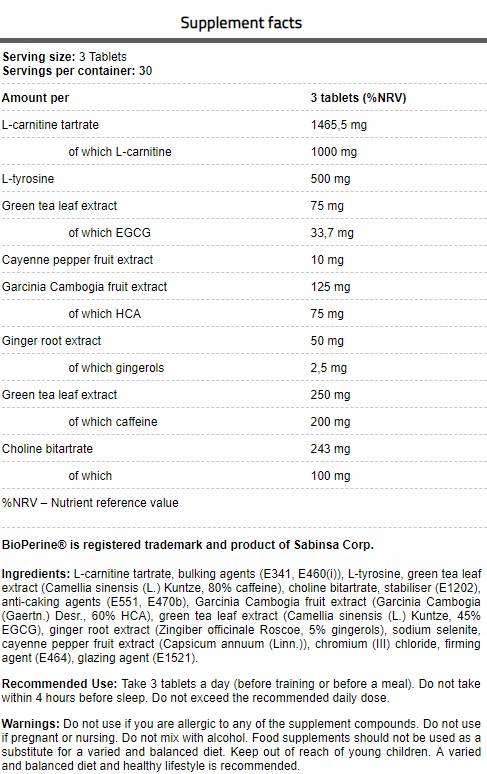 CORE Lipo - 90 Δισκία