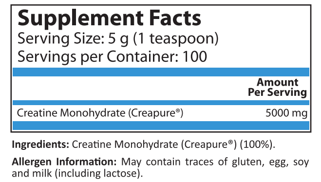 <tc>Pure Nutrition</tc> - ΚΡΕΑΤΙΝΗ CREAPURE - 500 γρ.