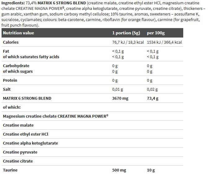 CREATINE XPLODE - 500 γραμμάρια